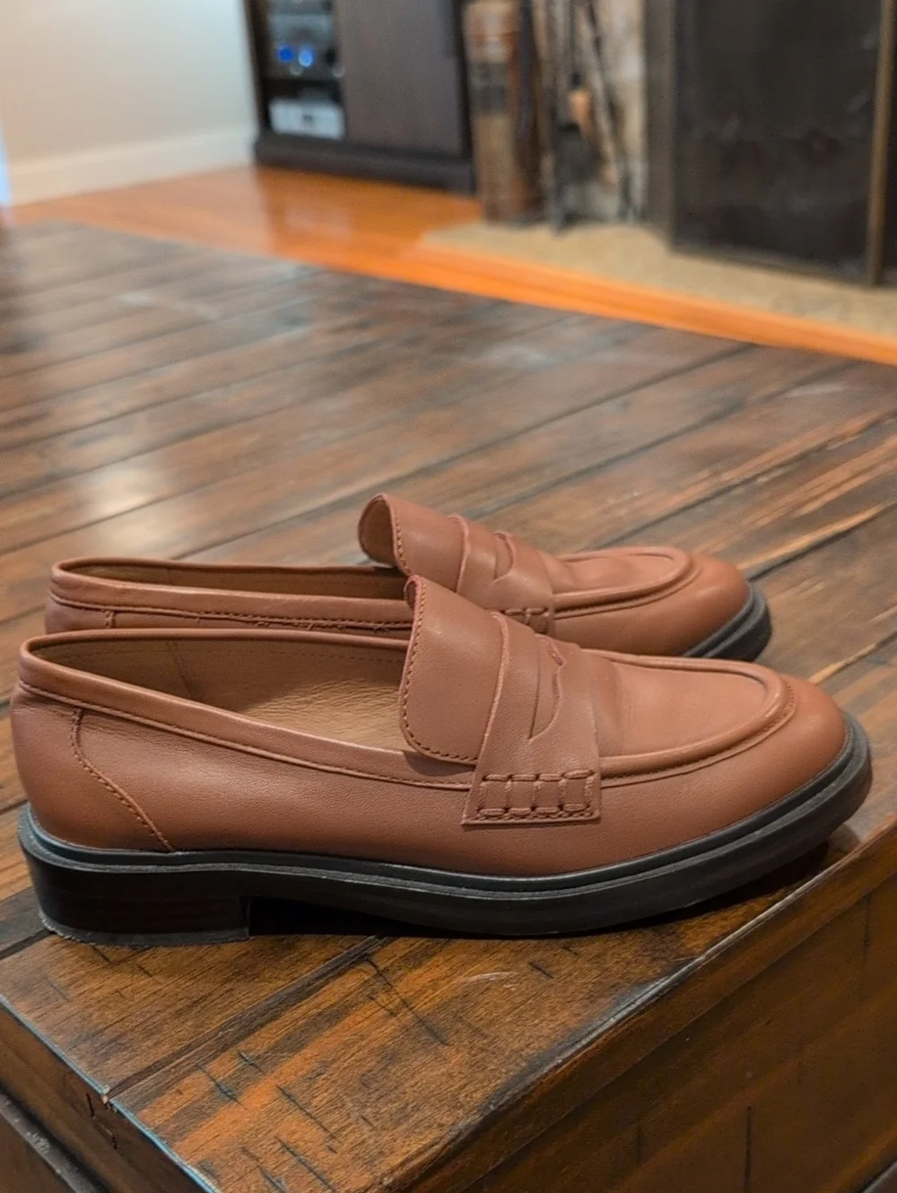 Madewell Vernon Leather Loafers Penny Loafer - Picture 4 of 9